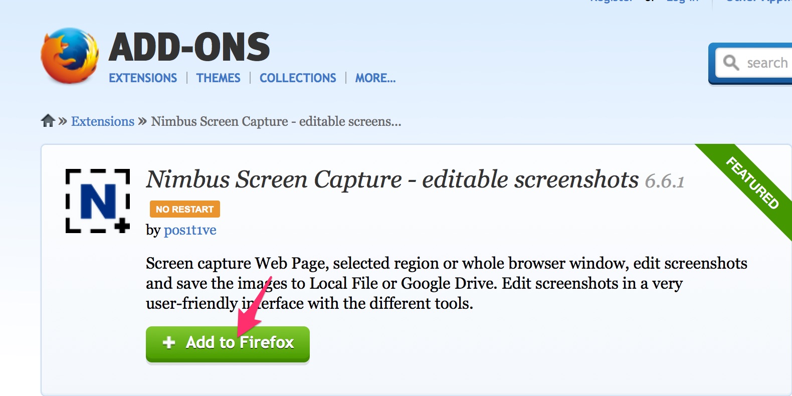take a screenshot of webpage 